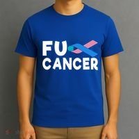 Cancer Thyroid Cancer Funny Gift T-Shirt thumb 3