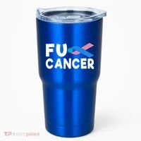 Cancer Thyroid Cancer Funny Gift Tumbler thumb 0