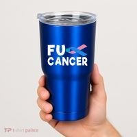 Cancer Thyroid Cancer Funny Gift Tumbler thumb 2