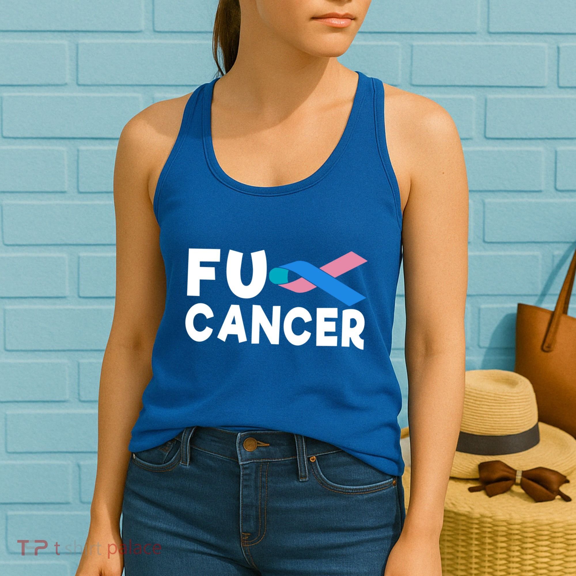 Cancer Thyroid Cancer Funny Gift Women's Tank Top