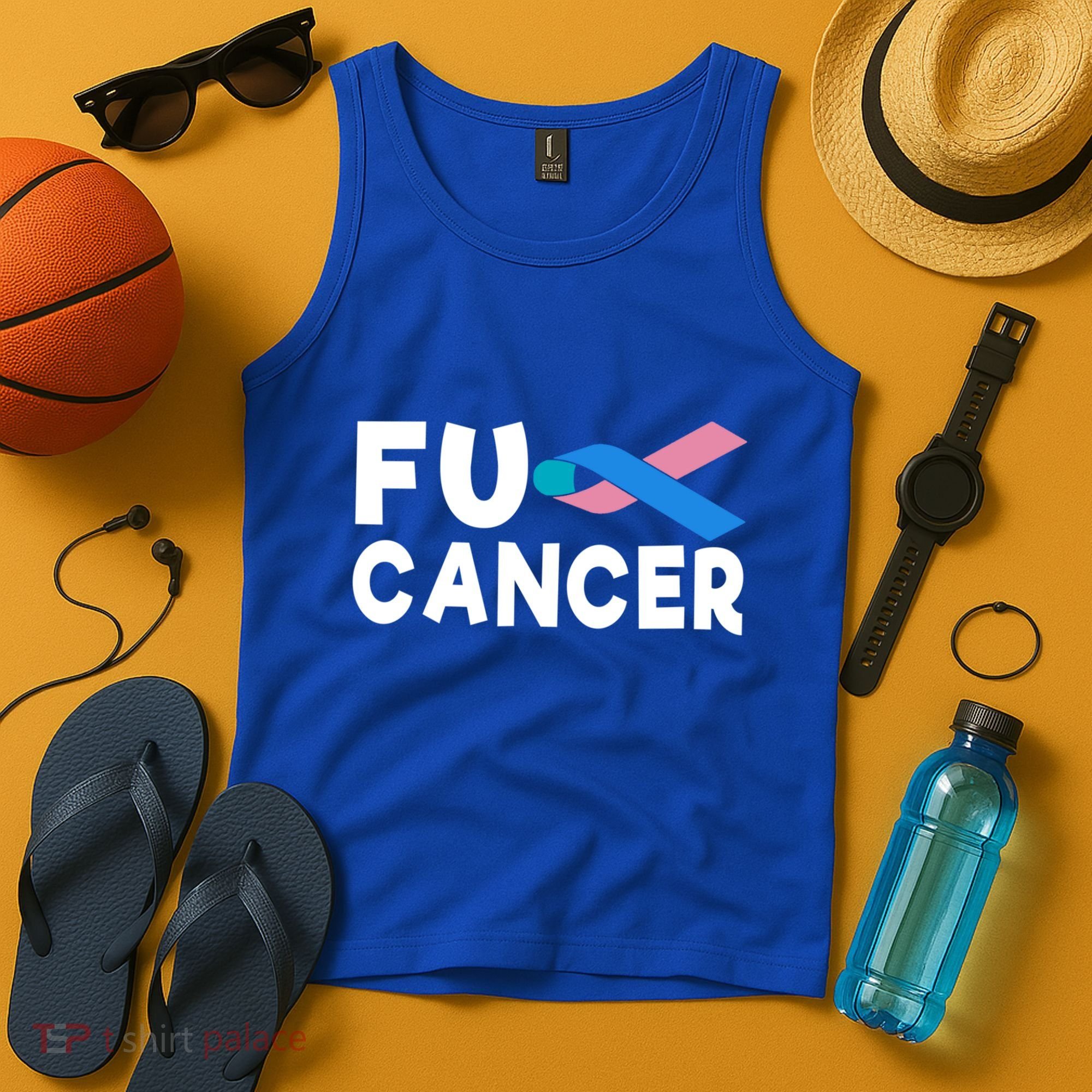 Cancer Thyroid Cancer Funny Gift Tank Top