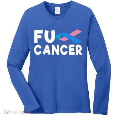 Cancer Thyroid Cancer Funny Gift Women's Long Sleeve Shirt