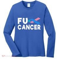 Cancer Thyroid Cancer Funny Gift Women's Long Sleeve Shirt thumb 0