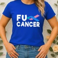 Cancer Thyroid Cancer Funny Gift Women's T-Shirt thumb 2