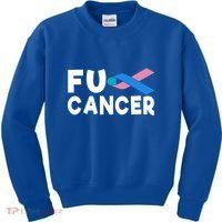 Cancer Thyroid Cancer Funny Gift Kids Sweatshirt thumb 0