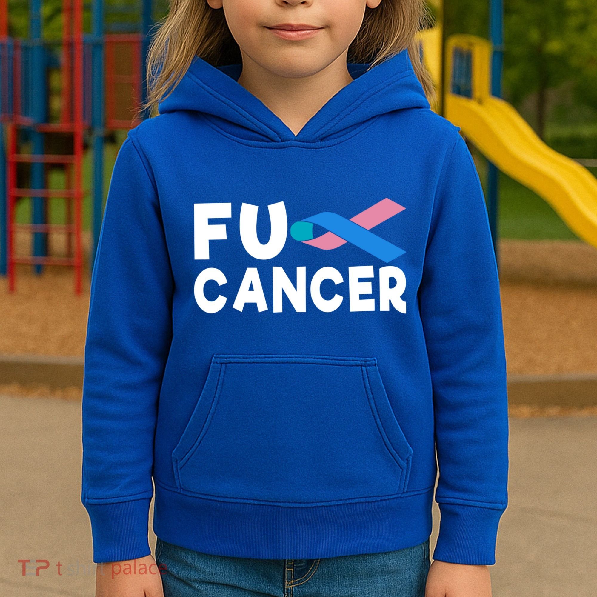 Cancer Thyroid Cancer Funny Gift Kids Hoodie
