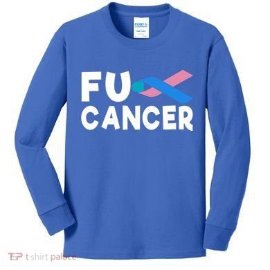 Cancer Thyroid Cancer Funny Gift Kids Long Sleeve Shirt