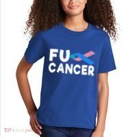 Cancer Thyroid Cancer Funny Gift Kids T-Shirt thumb 2