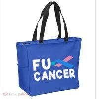 Cancer Thyroid Cancer Funny Gift Tote Bag thumb 2