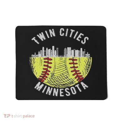 Cool Twin Cities Minnesota Mn Softball Skyline St. Paul Mpls Mousepad