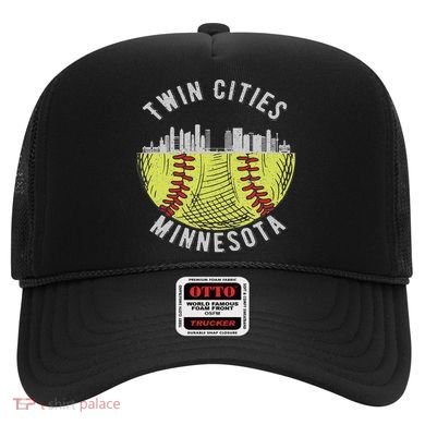 Cool Twin Cities Minnesota Mn Softball Skyline St. Paul Mpls Hat