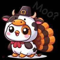 Cute Turkey Cow Moo Funny Thanksgiving Coffee Mug thumb 5
