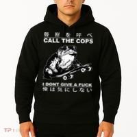 Call The Cops I Don’T Give A Fck Skateboarding Toad Japanese Hoodie thumb 2