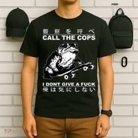 Call The Cops I Don’T Give A Fck Skateboarding Toad Japanese T-Shirt thumb 6