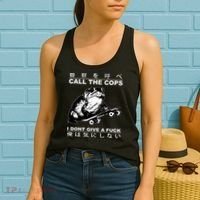 Call The Cops I Don’T Give A Fck Skateboarding Toad Japanese Women's Tank Top thumb 2