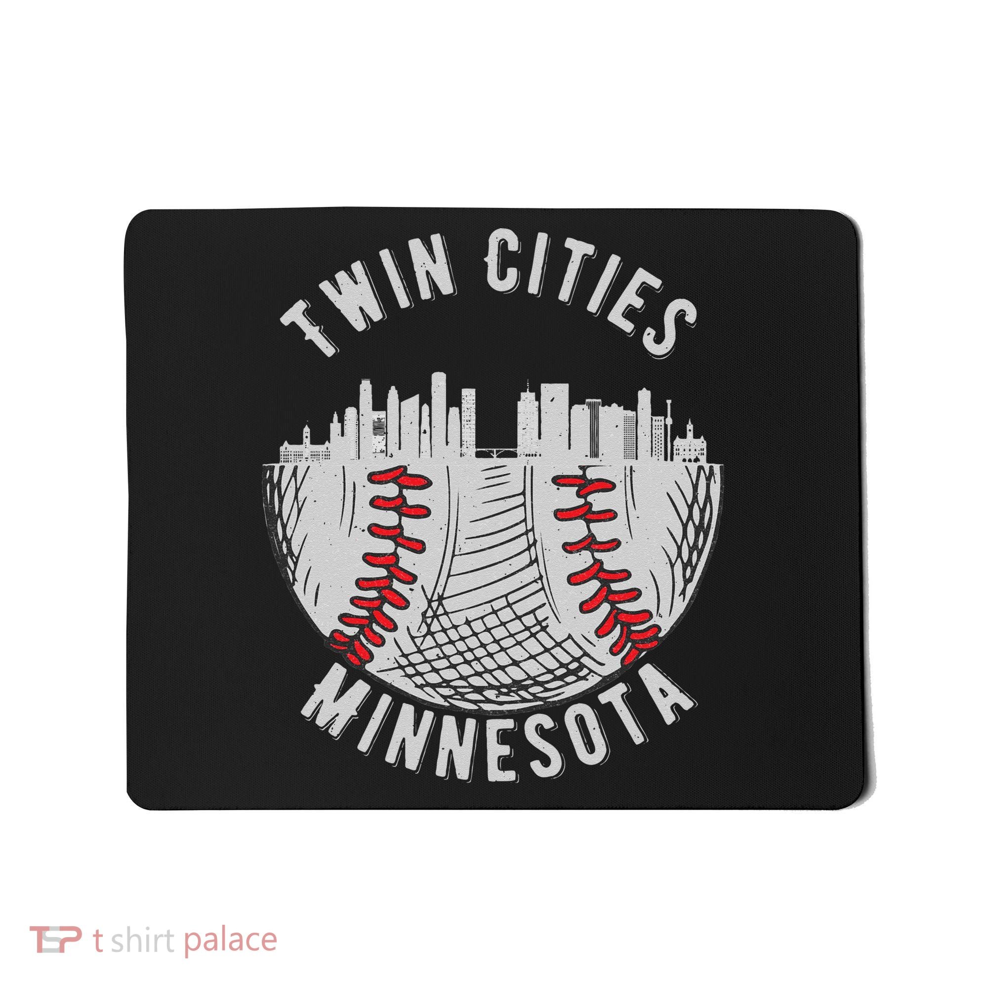 Cool Twin Cities Minnesota MN Baseball Skyline St. Paul MPLS Mousepad