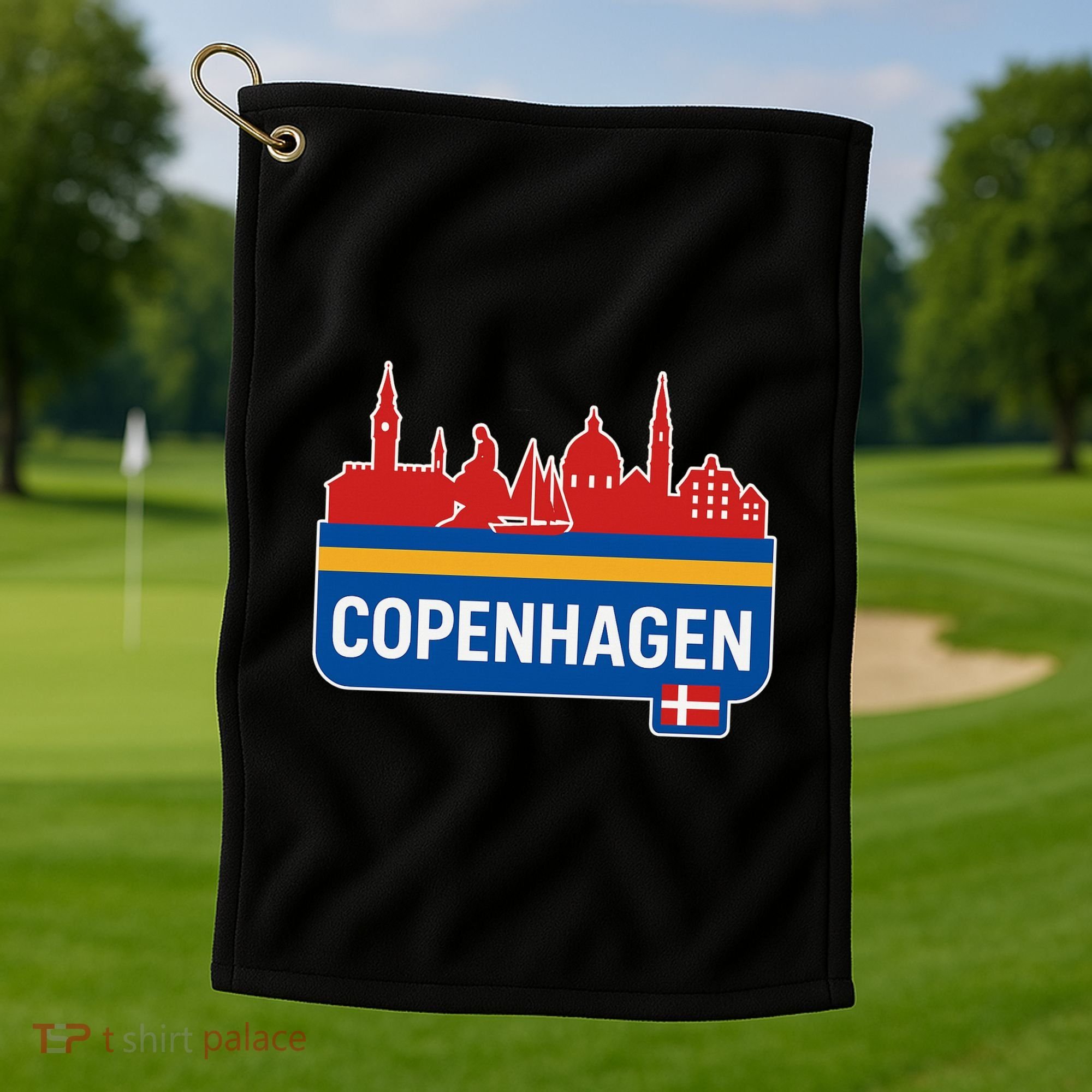 Copenhagen Town Golf Towel