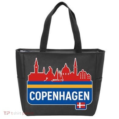 Copenhagen Town Tote Bag