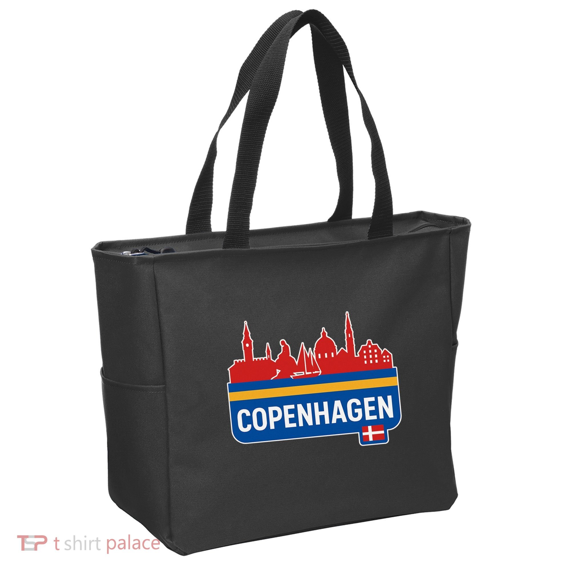 Copenhagen Town Tote Bag