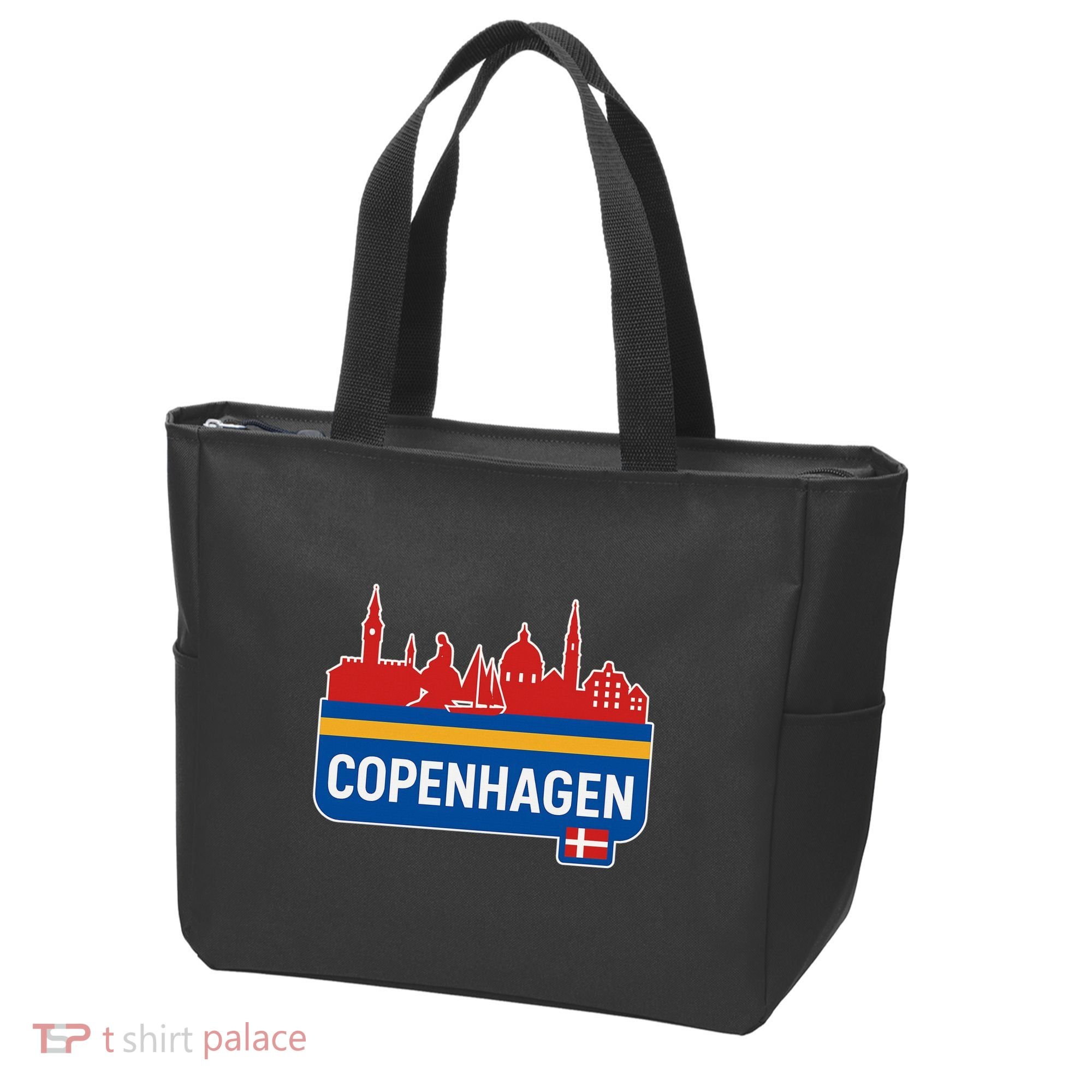 Copenhagen Town Tote Bag
