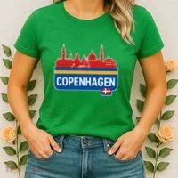Copenhagen Town Women's T-Shirt thumb 2