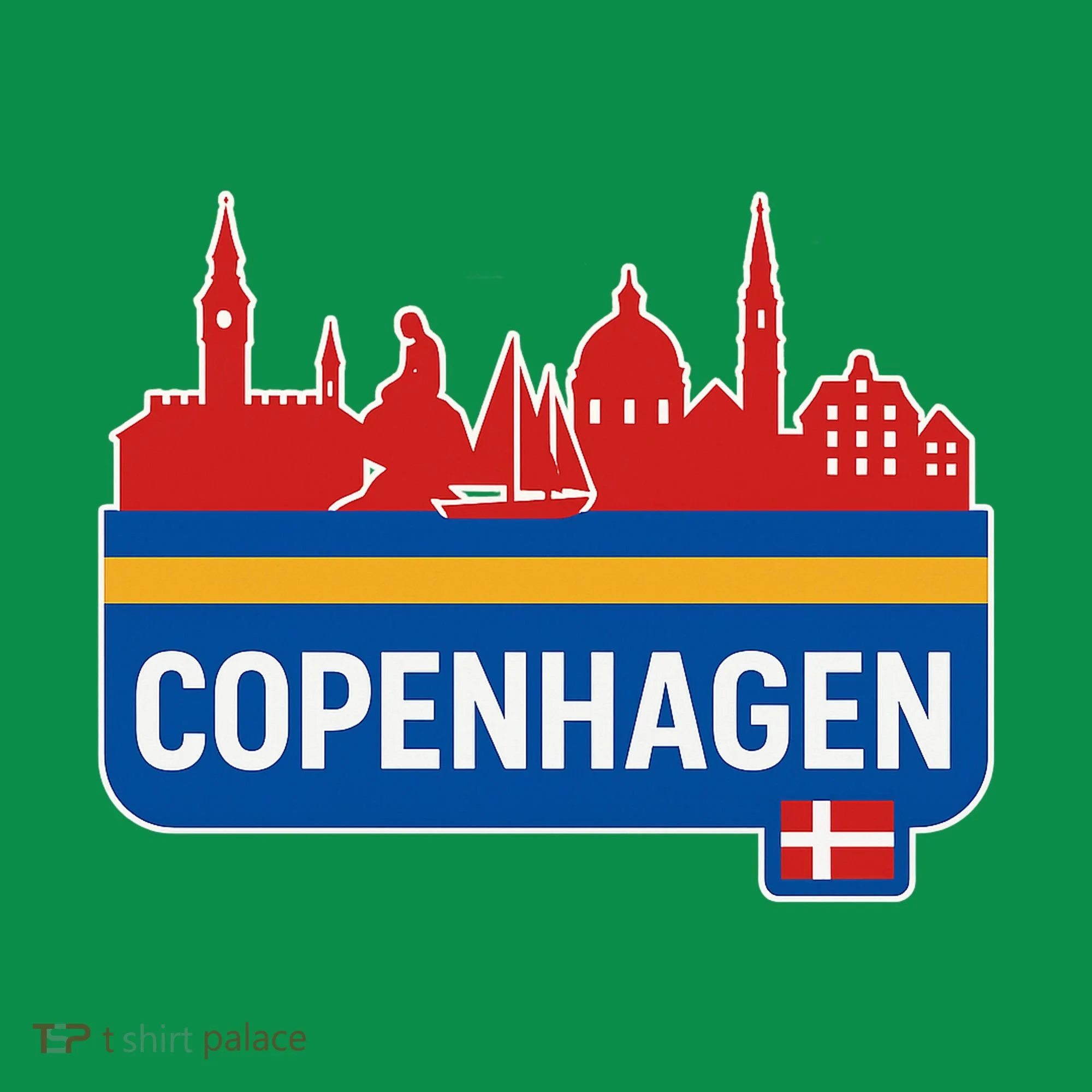 Copenhagen Town Kids Long Sleeve Shirt