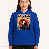 Catzilla Tuxedo Cat And Kitten Hoodie thumb 5