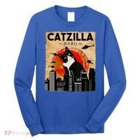 Catzilla Tuxedo Cat And Kitten Long Sleeve Shirt thumb 0