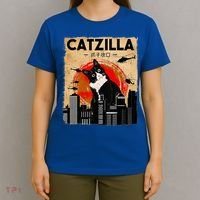 Catzilla Tuxedo Cat And Kitten T-Shirt thumb 4