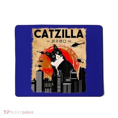 Catzilla Tuxedo Cat And Kitten Mousepad