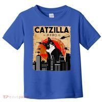 Catzilla Tuxedo Cat And Kitten Toddler T-Shirt thumb 0