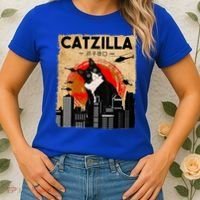 Catzilla Tuxedo Cat And Kitten Women's T-Shirt thumb 2