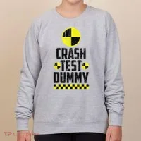 Crash Test Dummy Funny Halloween Women's Sweatshirt thumb 0