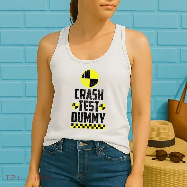 Crash Test Dummy Funny Halloween Women's Tank Top