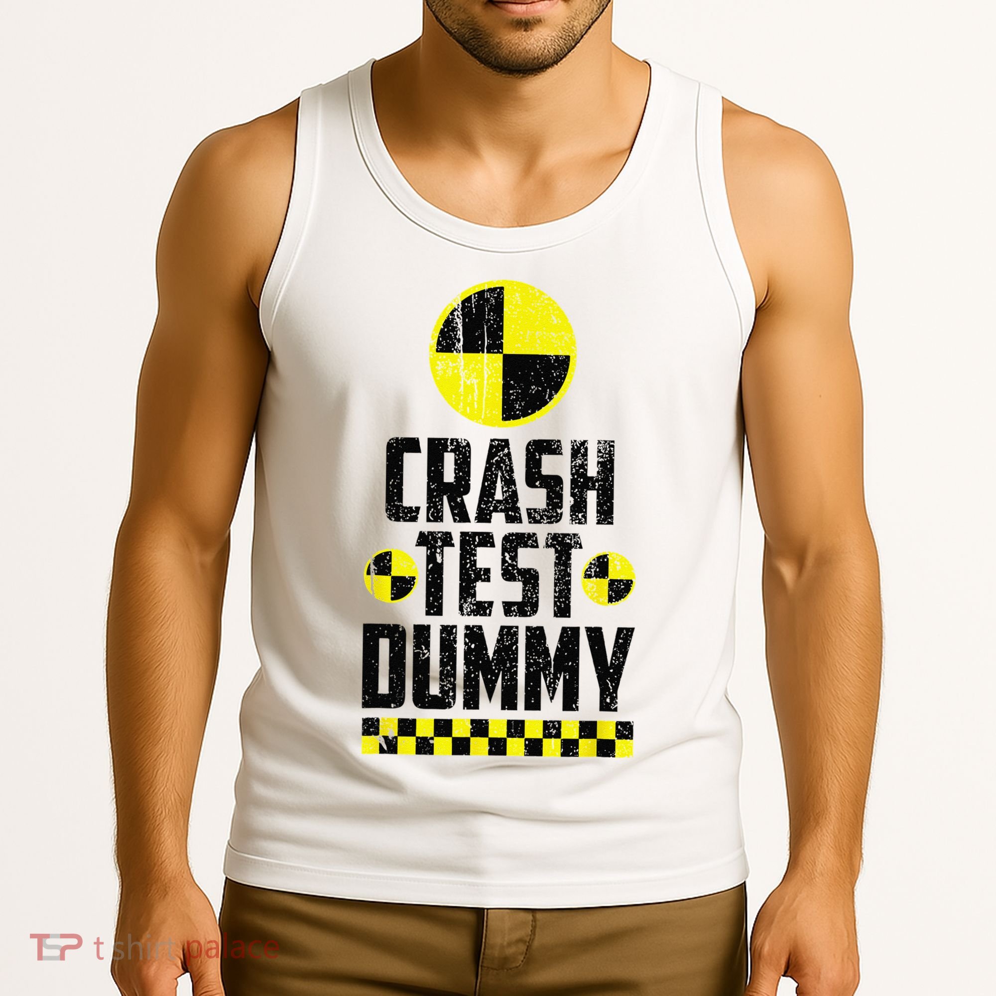 Crash Test Dummy Funny Halloween Tank Top