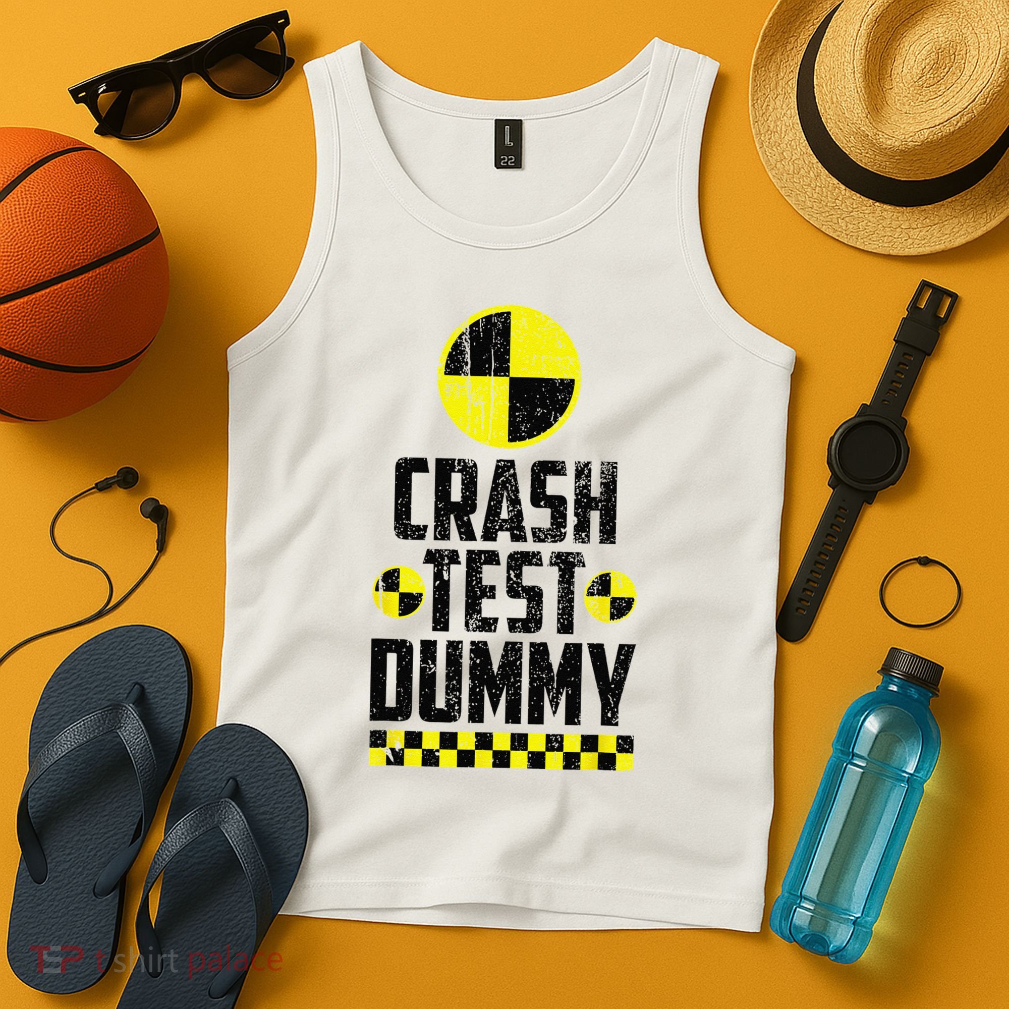 Crash Test Dummy Funny Halloween Tank Top
