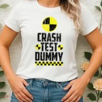 Crash Test Dummy Funny Halloween Women's T-Shirt thumb 2