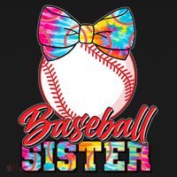 Cute Tie Dye Baseball Sister Doggie Tank thumb 4