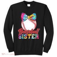 Cute Tie Dye Baseball Sister Sweatshirt thumb 0