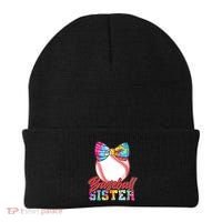 Cute Tie Dye Baseball Sister Beanie thumb 0