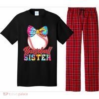 Cute Tie Dye Baseball Sister Pajama Set thumb 0
