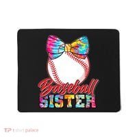 Cute Tie Dye Baseball Sister Mousepad thumb 0