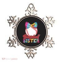 Cute Tie Dye Baseball Sister Ornament thumb 0