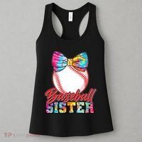 Cute Tie Dye Baseball Sister Women's Tank Top thumb 3