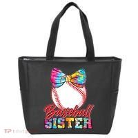 Cute Tie Dye Baseball Sister Tote Bag thumb 0