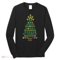 Christmas Tree Dog Paws Christmas Lights Long Sleeve Shirt thumb 0