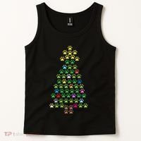 Christmas Tree Dog Paws Christmas Lights Tank Top thumb 2