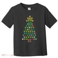 Christmas Tree Dog Paws Christmas Lights Toddler T-Shirt thumb 0
