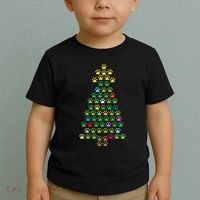 Christmas Tree Dog Paws Christmas Lights Toddler T-Shirt thumb 2