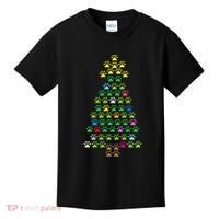Christmas Tree Dog Paws Christmas Lights Kids T-Shirt thumb 0